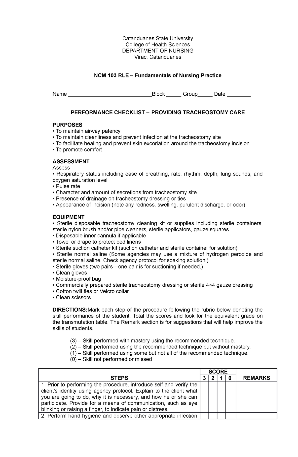 Providing- Tracheostomy-CARE - Catanduanes State University College of ...