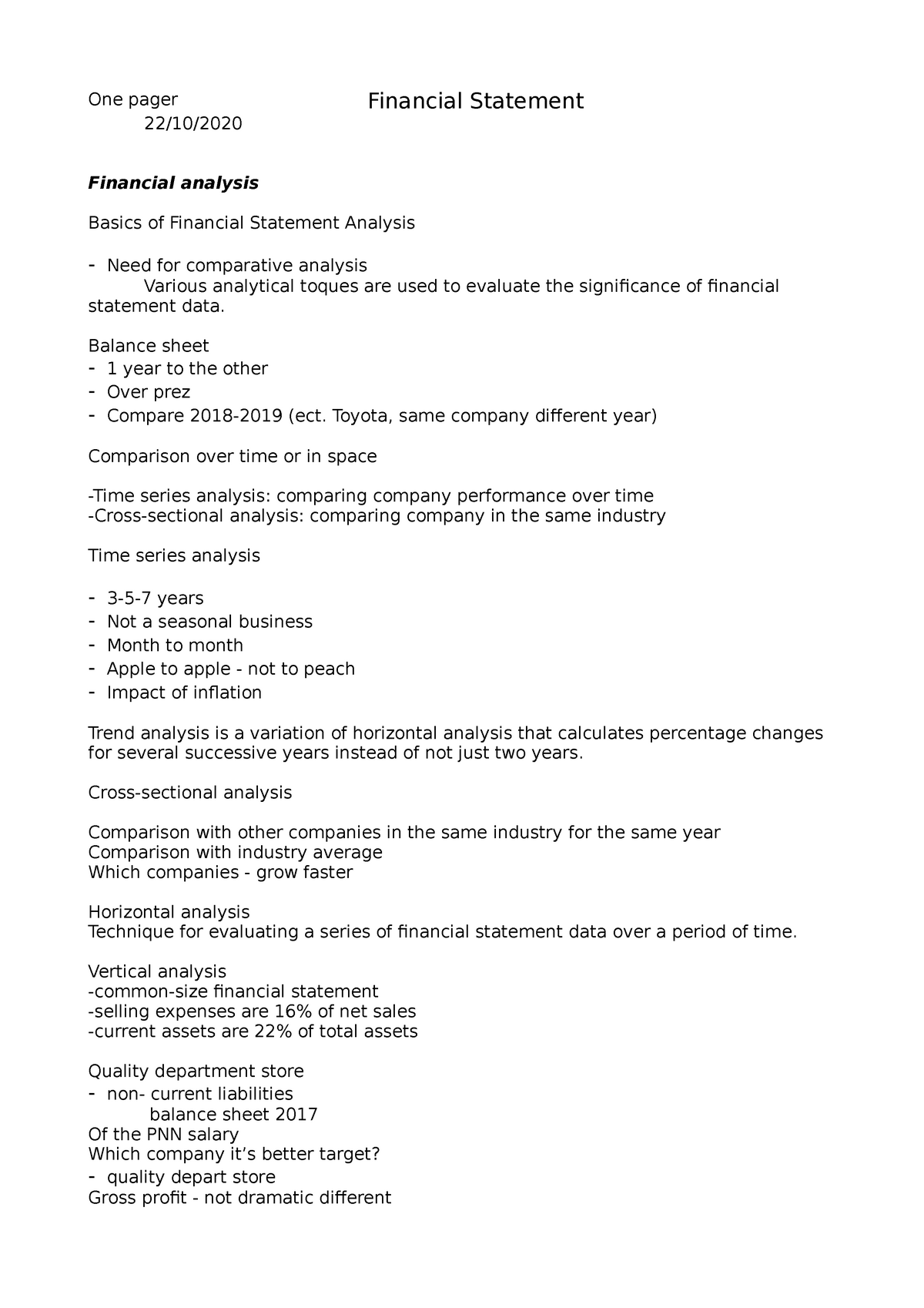 onepager-2-one-pager-financial-statement-22-10-financial-analysis