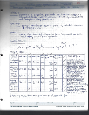 Lab 2 - lab notes - 29:390:329 - Studocu