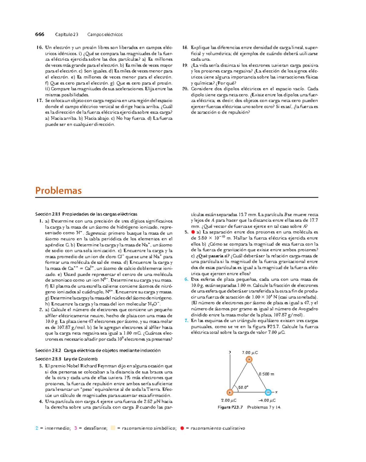 Fisica pagi 56-61 - Apuntes 112 - 666 Capítulo 23 Campos eléctricos 16 ...
