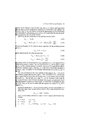 FD hw2 - aaaaaaaaaaaaa - E Flight Dynamics Homework Problems # 8 0 : 3 ...