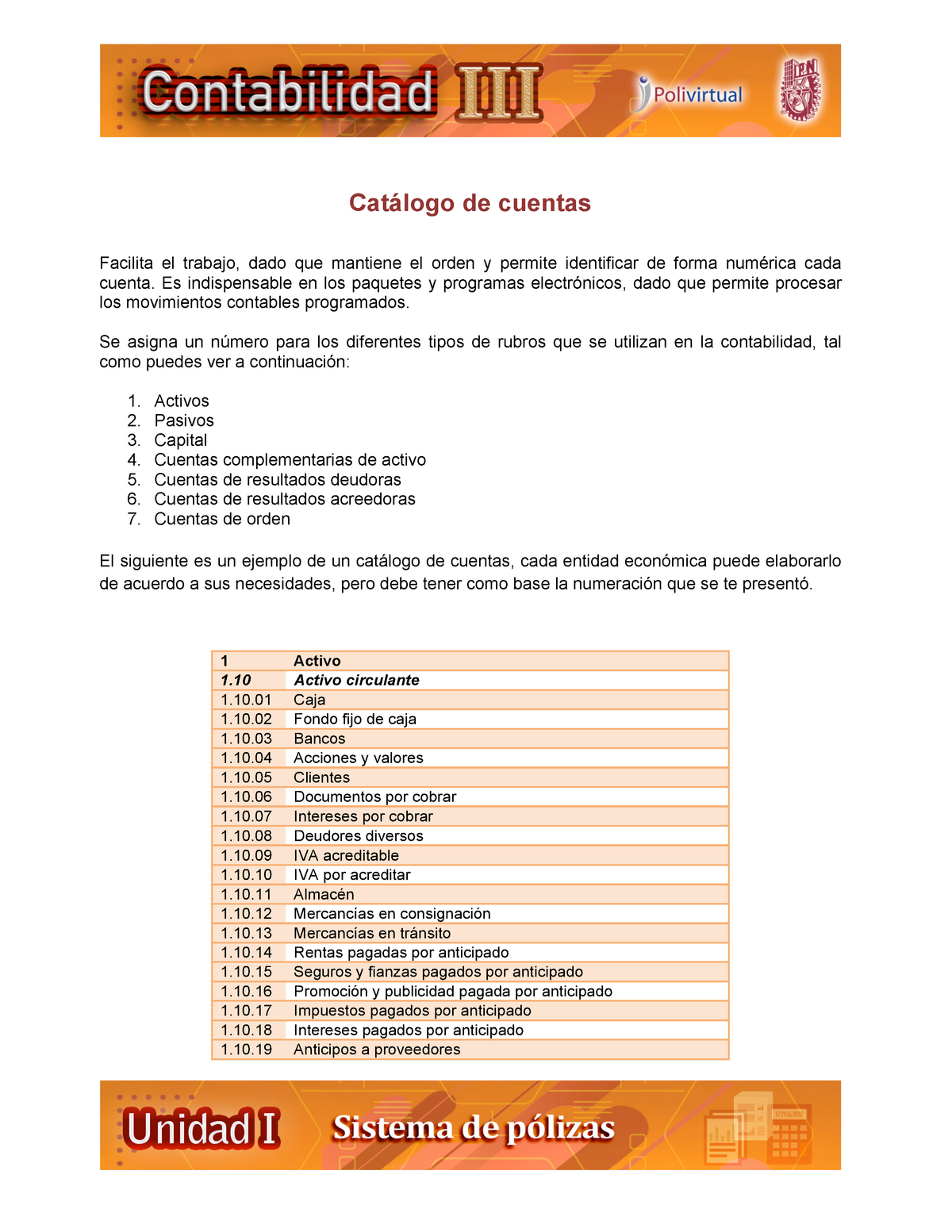Catalogo De Cuentas Contables Catálogo De Cuentas Facilita El Trabajo Dado Que Mantiene El 8625
