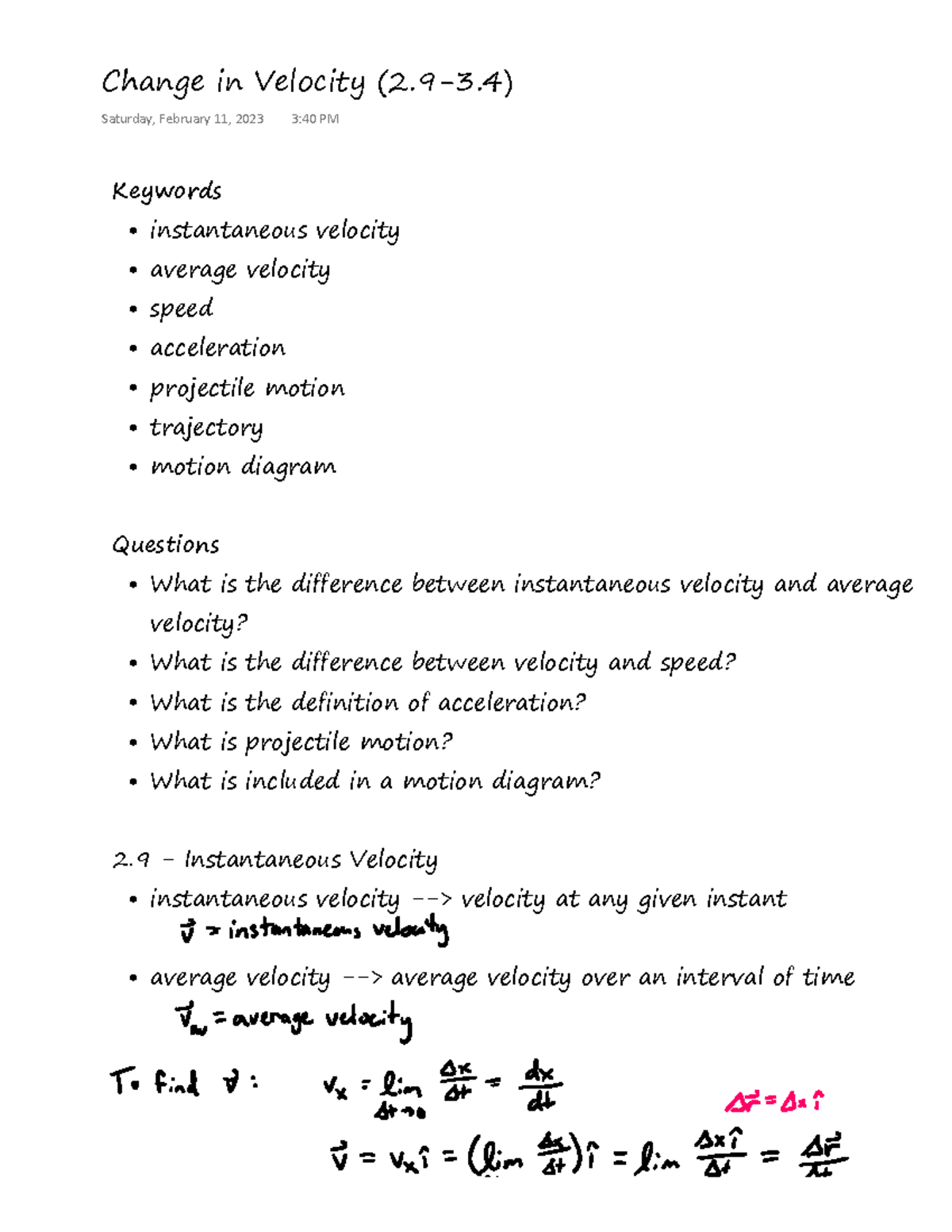 instantaneous-speed-velocity-equations-of-motion-physical-sciences