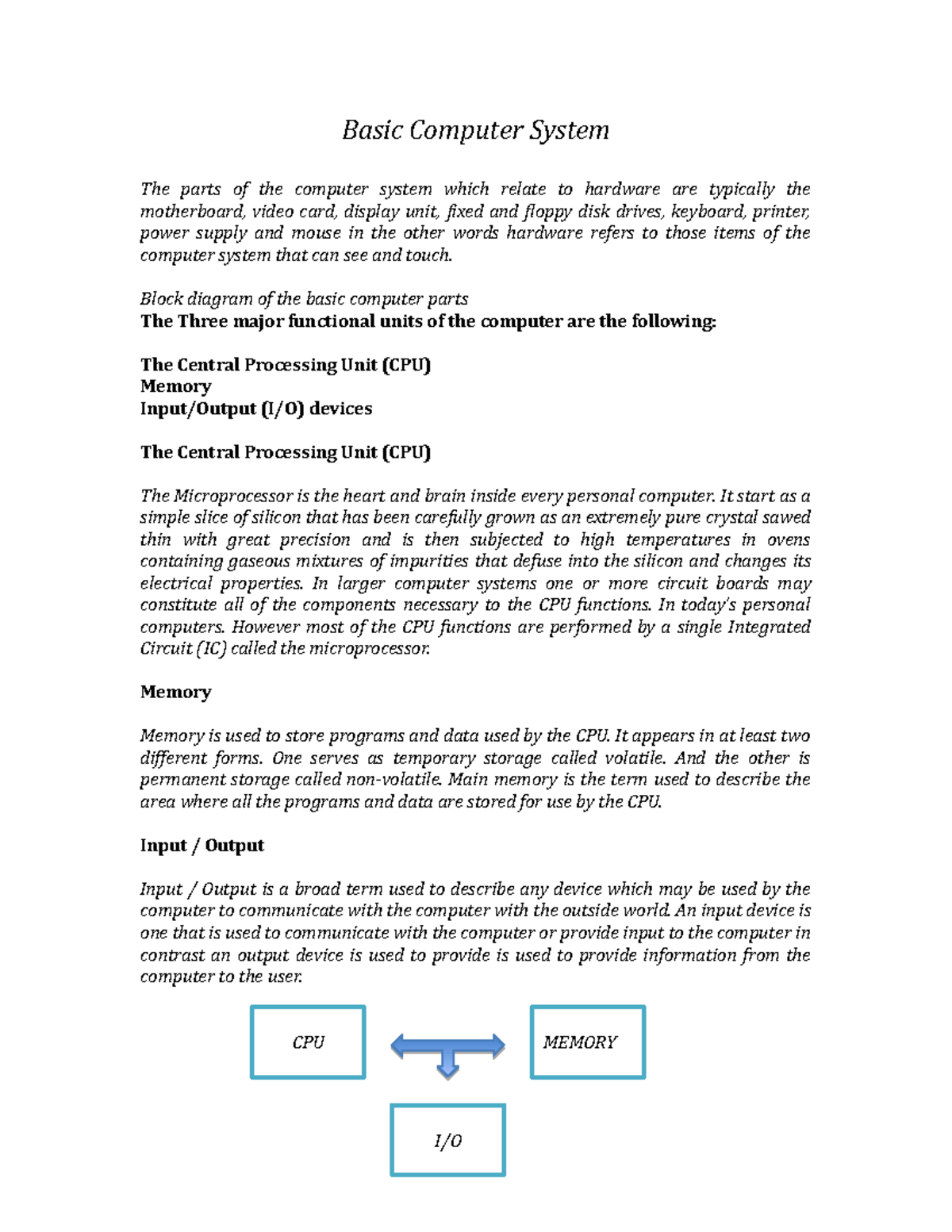 basic-computer-system-lecture-notes-basic-computer-system-the-parts