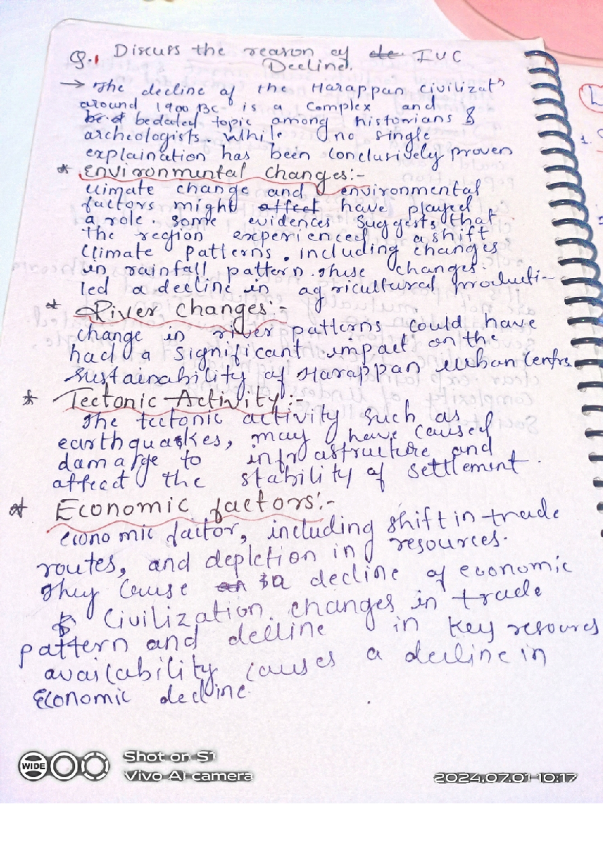 Pw answer sheet - This is an notes - Q Discuss the reason of de IUC ...