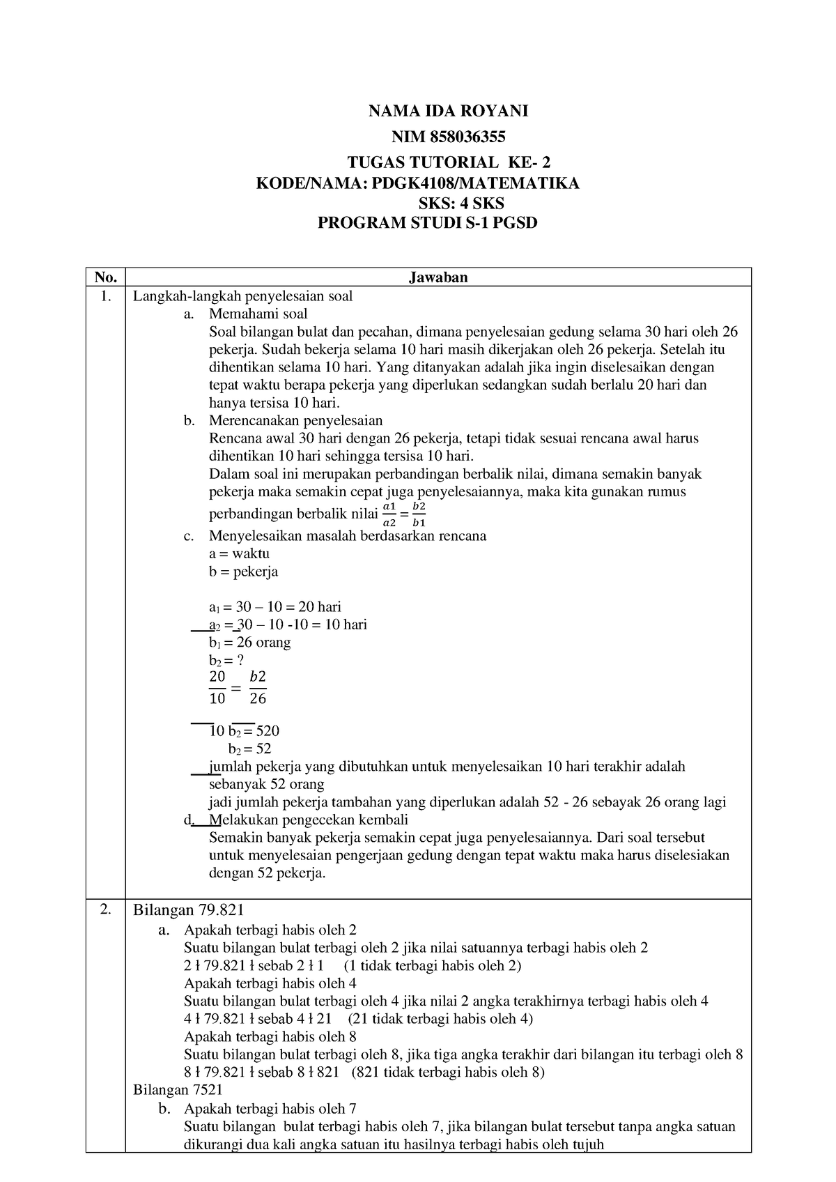 IDA Royani Tugas Tutorial 2 PDGK4108 - NAMA IDA ROYANI NIM 858036355 ...