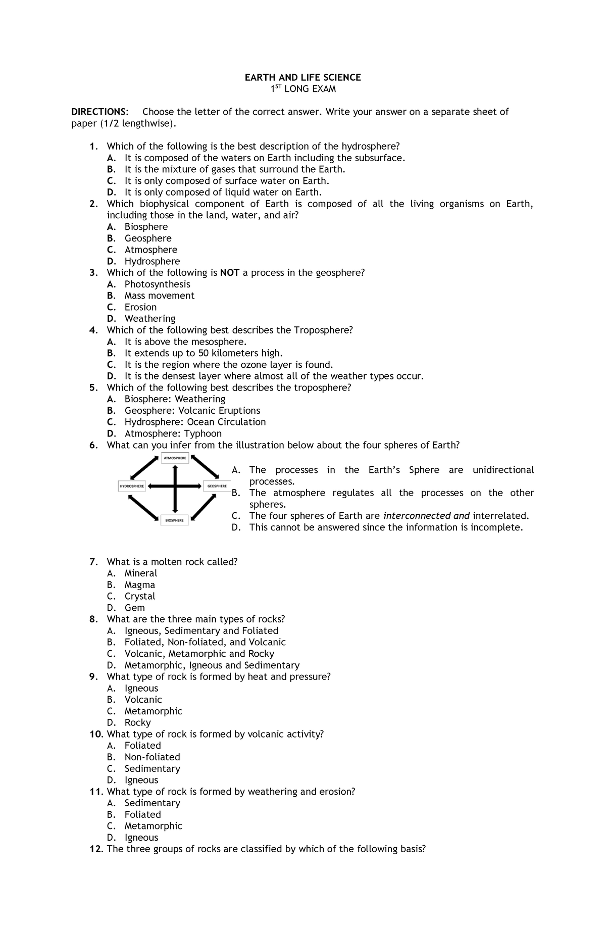 quiz-in-earth-and-life-science-earth-and-life-science-1-st-long-exam