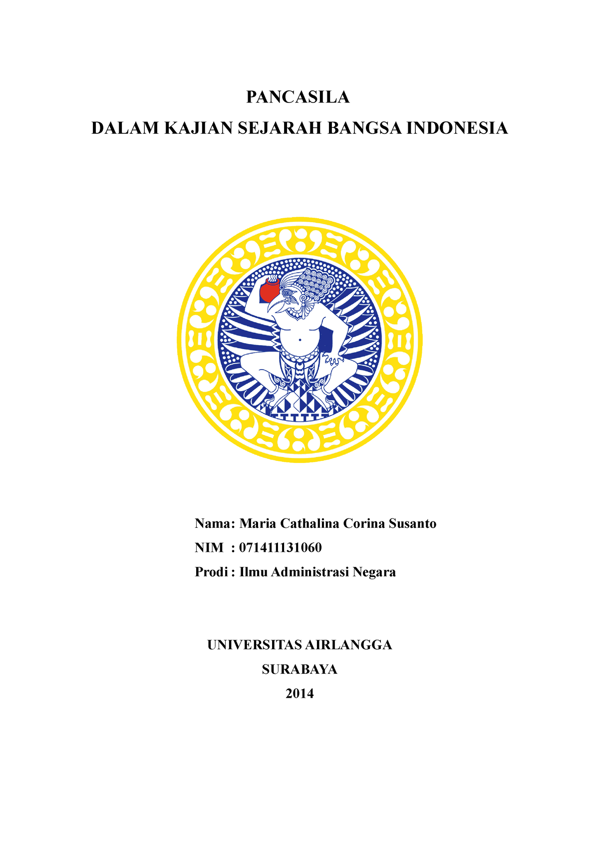 Pancasila Dalam Kajian Sejarah Bangsa - PANCASILA DALAM KAJIAN SEJARAH ...