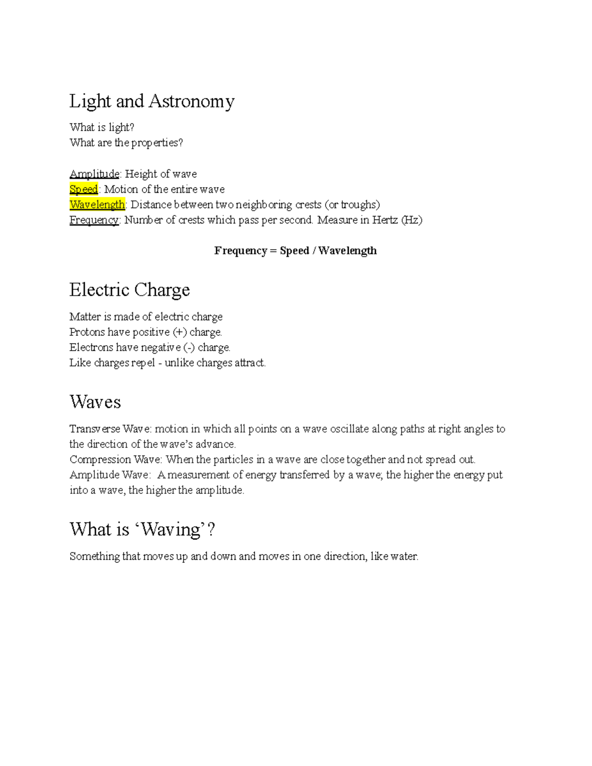 Astro Class Lecture Doug Copely, Ph.D. Light and Astronomy What is