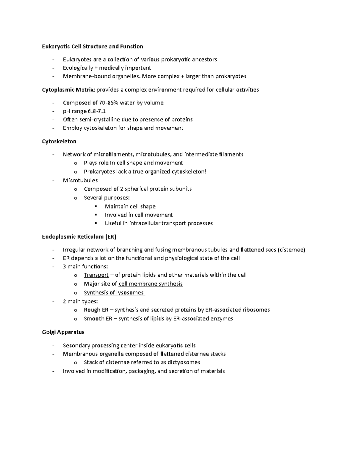 microbial-exam-1-notes-pt2-eukaryotic-cell-structure-and-function