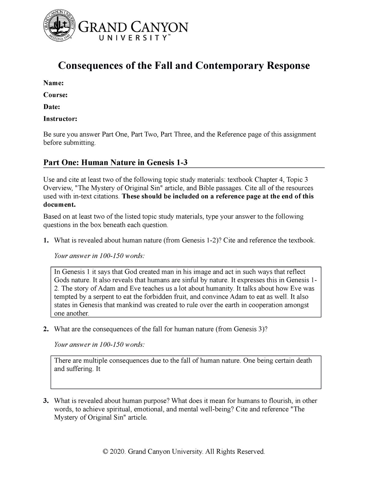 Cwv 101 301 Rs T3conseq Of The Fall Contemporary Response Online Consequences Of The Fall And Studocu