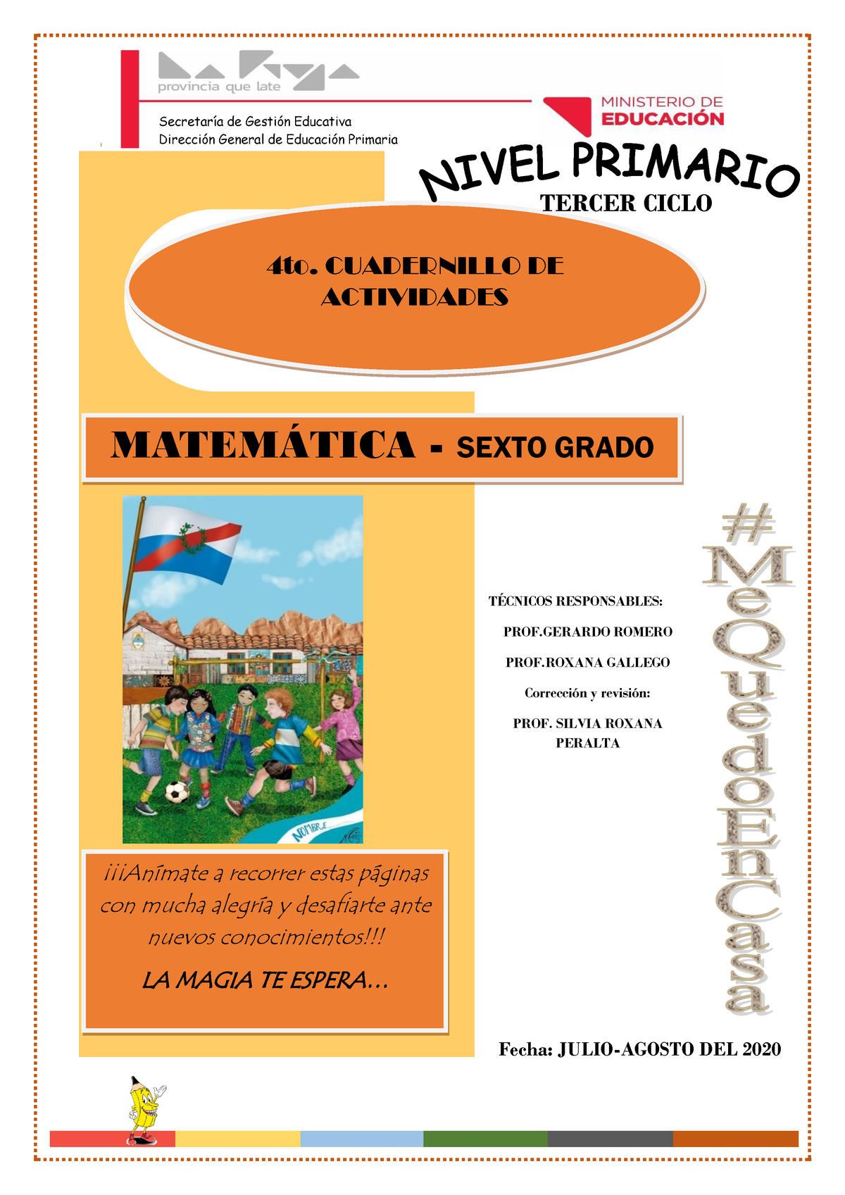 6to Grado Matem Tica 1 Dirección General De Educación Primaria 4to Cuadernillo De Actividades