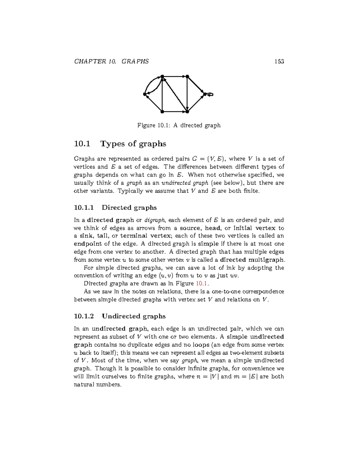 Hypergraphs - Figure 10: A directed graph 10 Types of graphs Graphs are ...