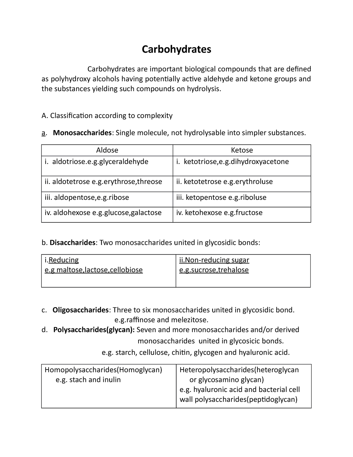 A Classification Of Carbohydrates Carbohydrates Carbohydrates Are   Thumb 1200 1553 