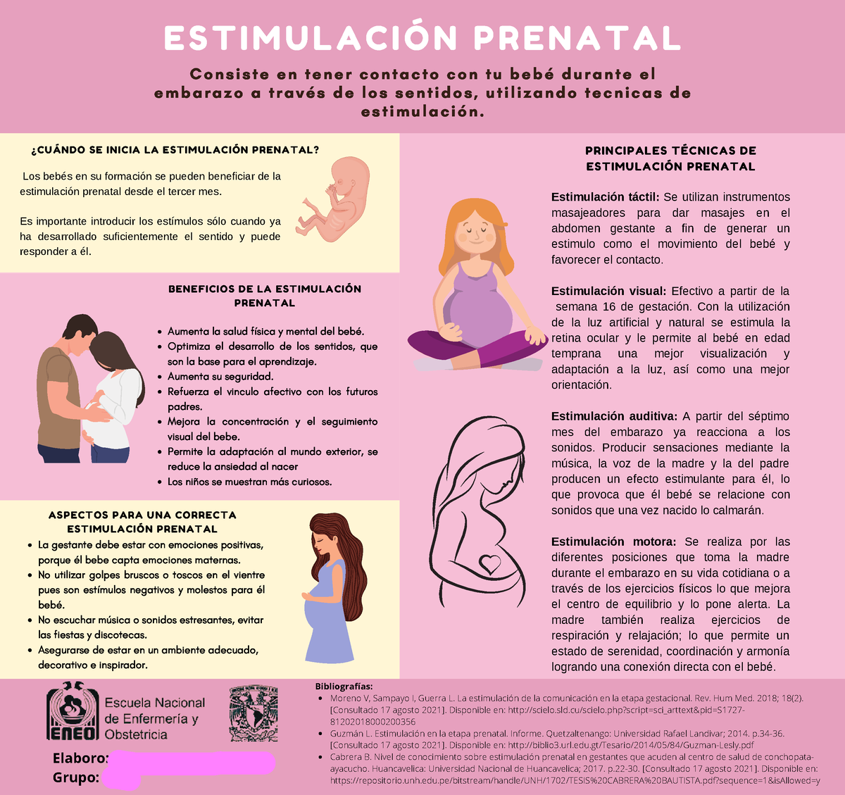 Estimulación Prenatal Infografía ¿cuÁndo Se Inicia La EstimulaciÓn Prenatal Los Bebés En Su 6950