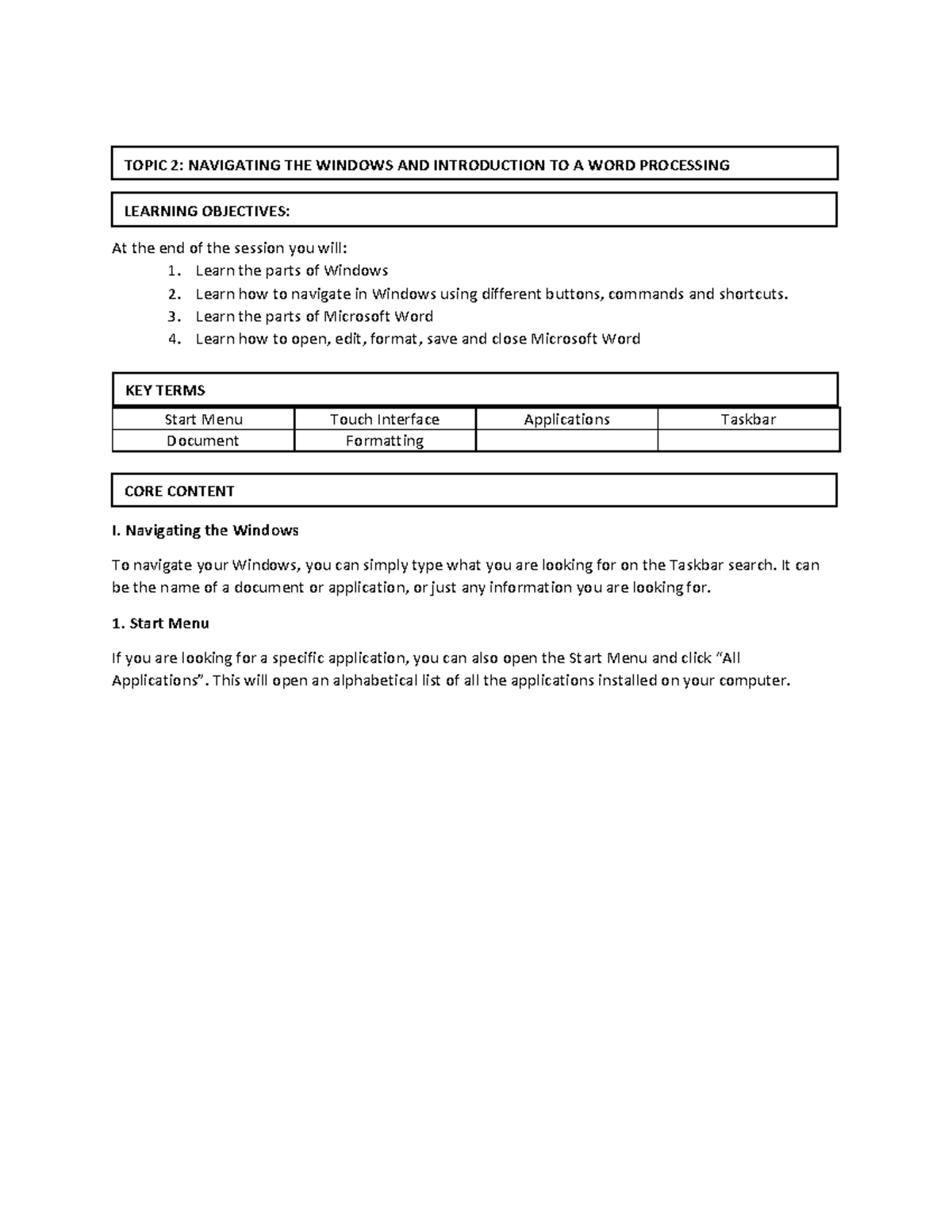 navigating-the-windows-and-introduction-to-a-word-processing-bs-in