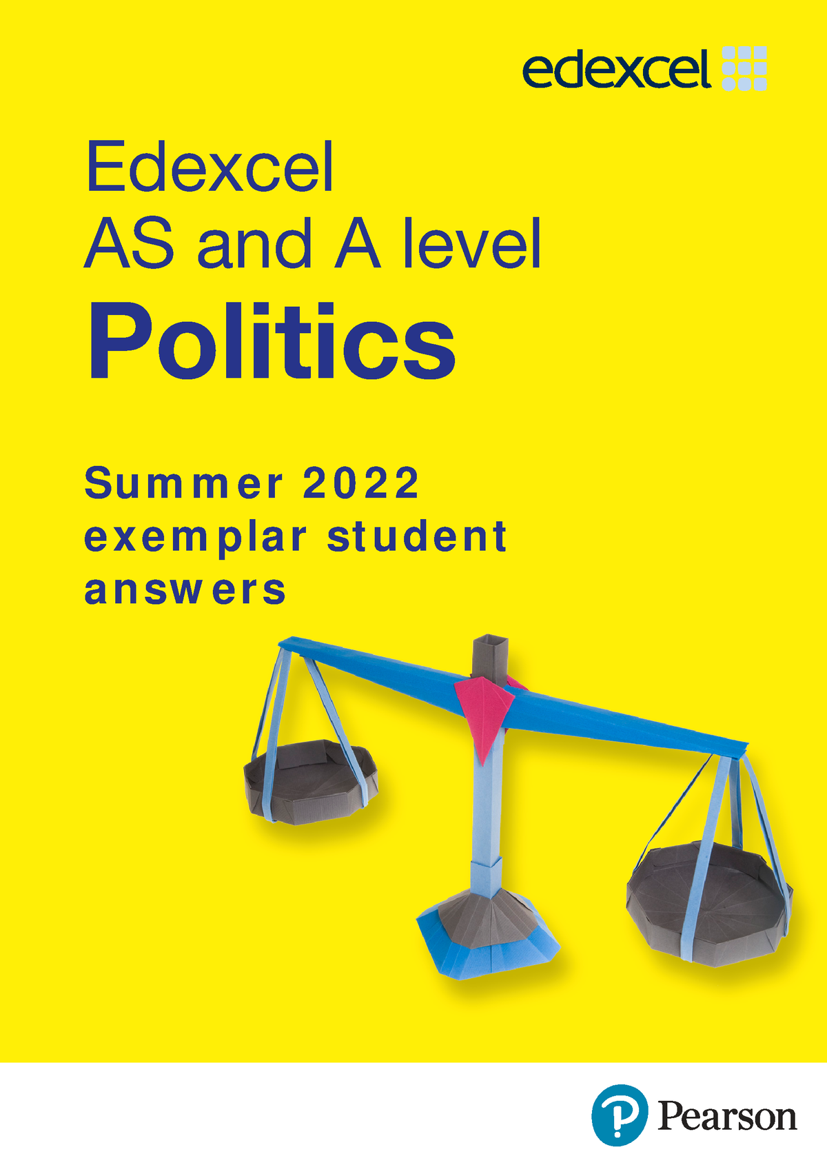 A level politics exemplars june 2022 Edexcel AS and A level Politics