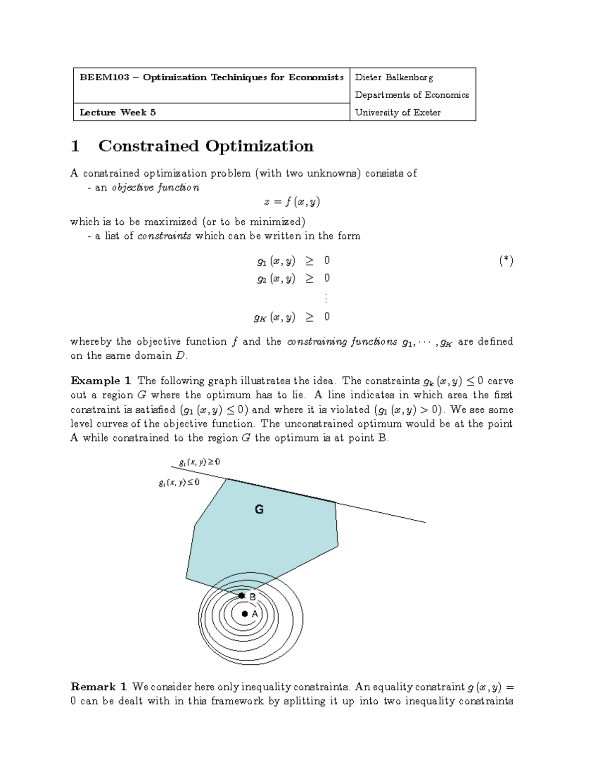 Lecture 03 - notes - BEEM103 ñ Optimization Techiniques for Economists ...