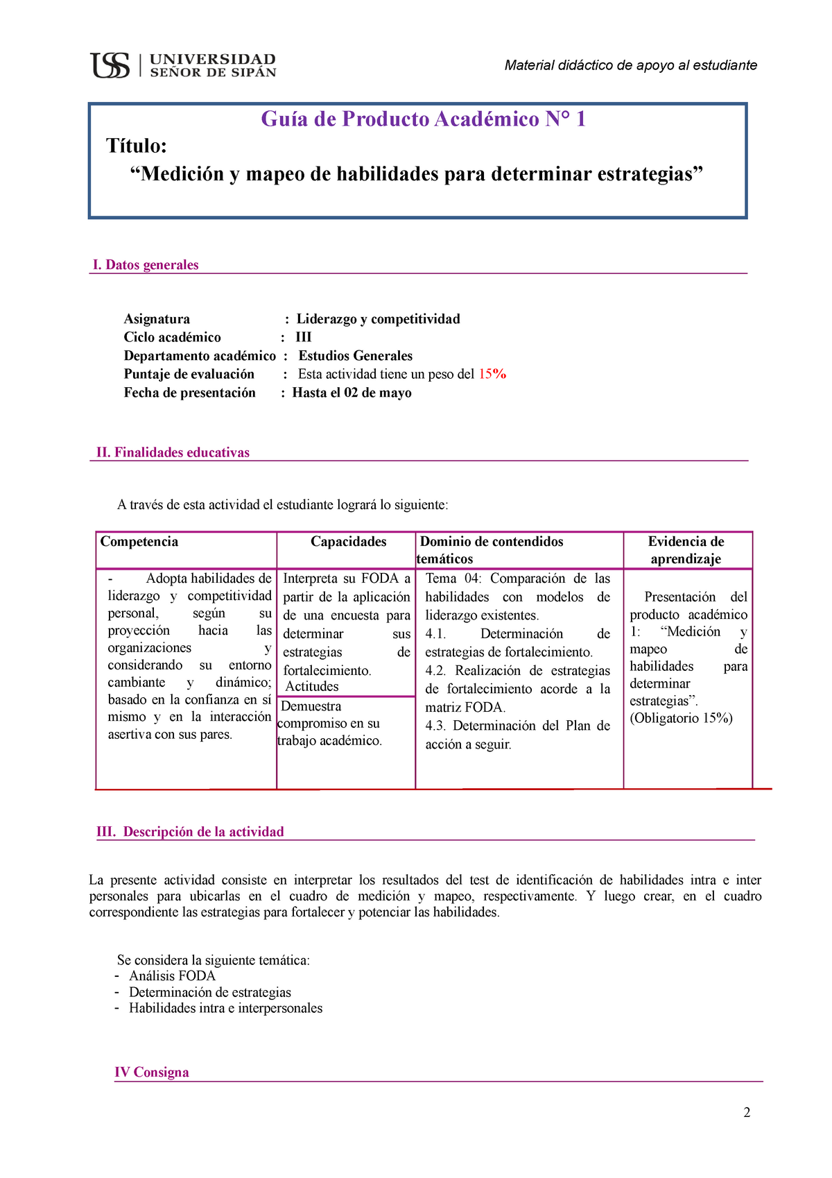 Cuadro Comparativo Lecture Notes 3 Y 4 Cuadro Compara 1187