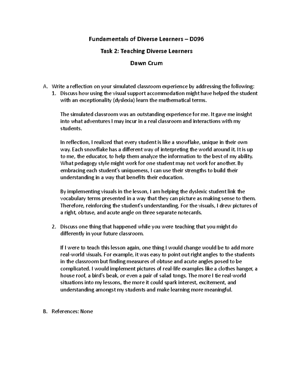 D096 Task 2 - jyf2oen