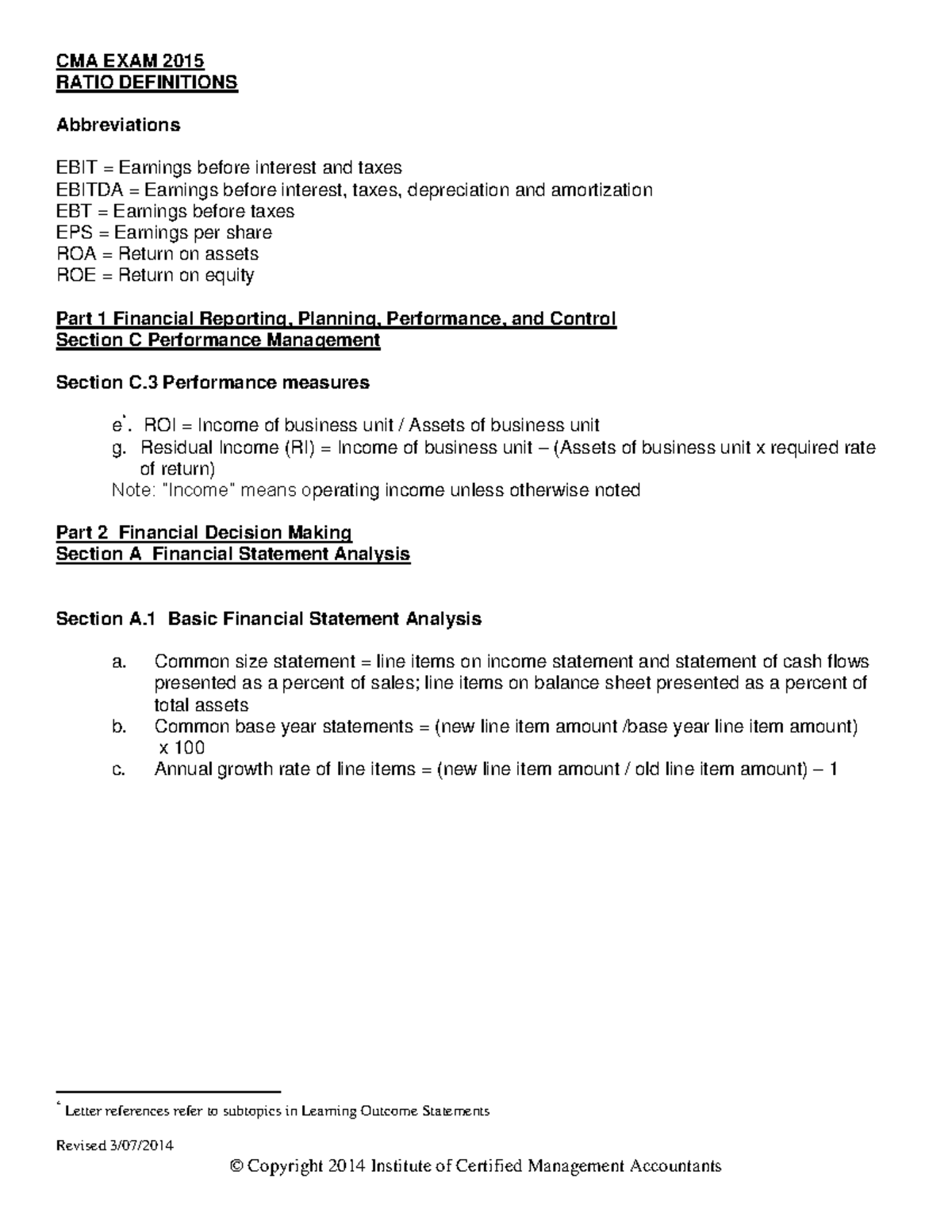 ratio-definition-cma-exam-2015-ratio-definitions-abbreviations-ebit