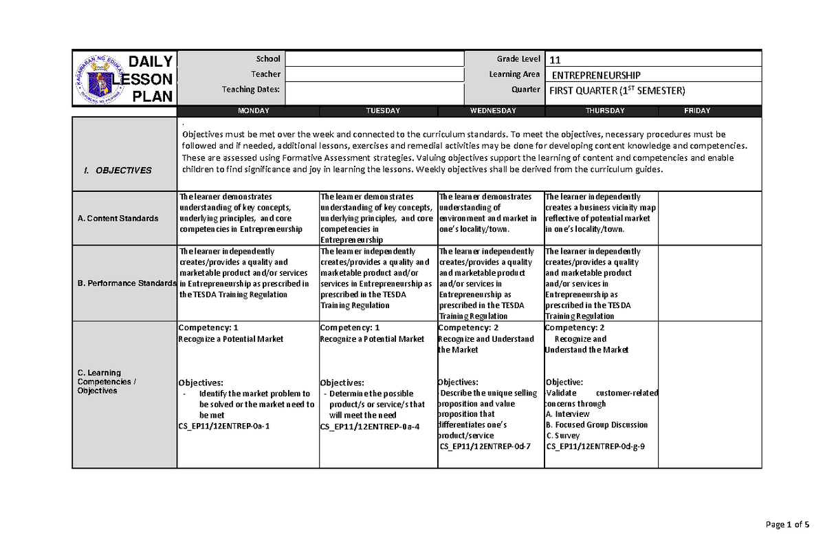 lesson-plan-in-entre-daily-lesson-plan-school-grade-level-11-teacher