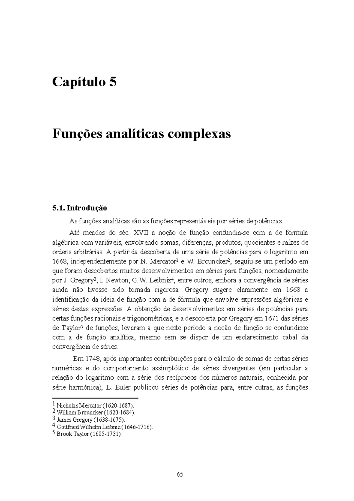 Análise Complexa Cap 5 - Capítulo 5 Funções analíticas complexas 5 ...