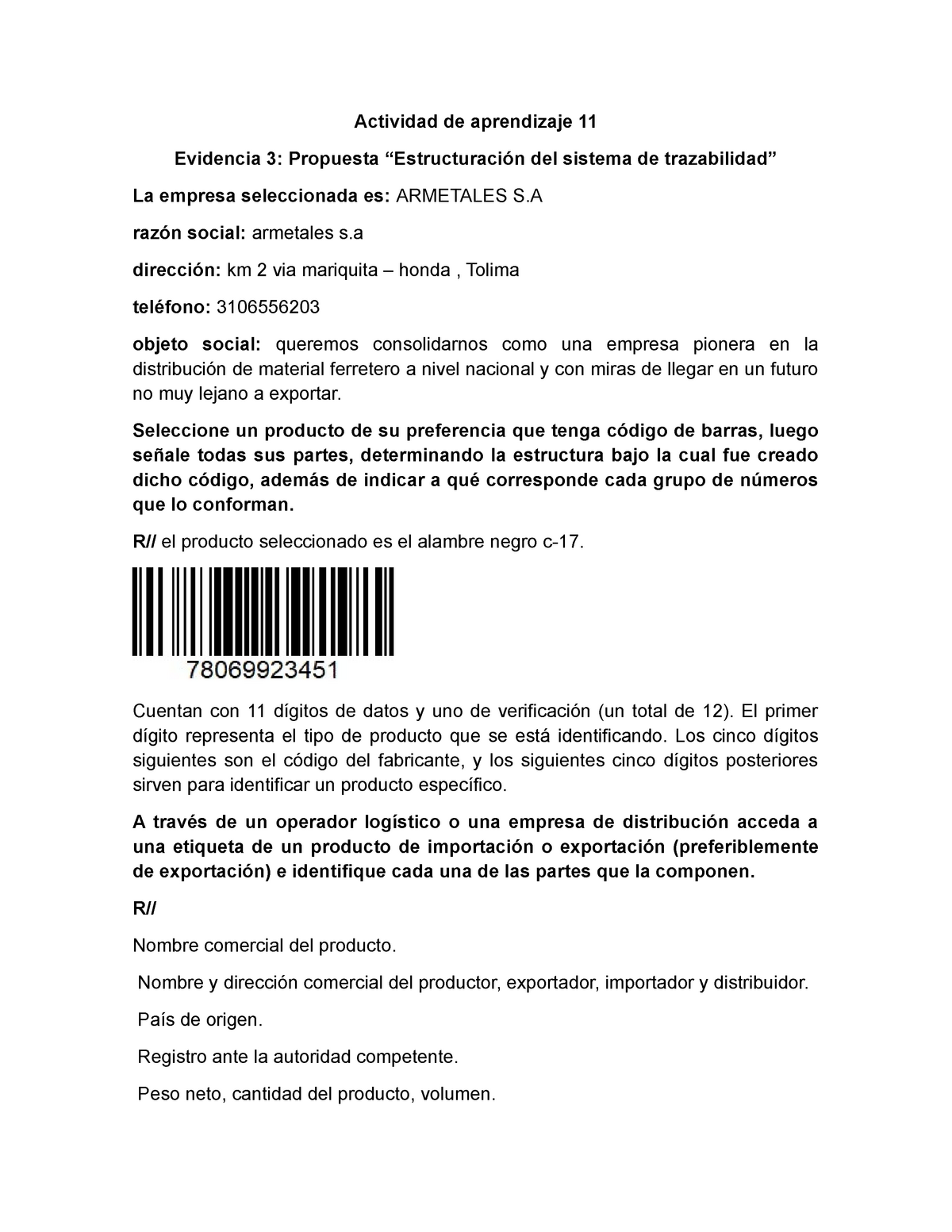 Actividad De Aprendizaje 11 Evi 3 - Actividad De Aprendizaje 11 ...