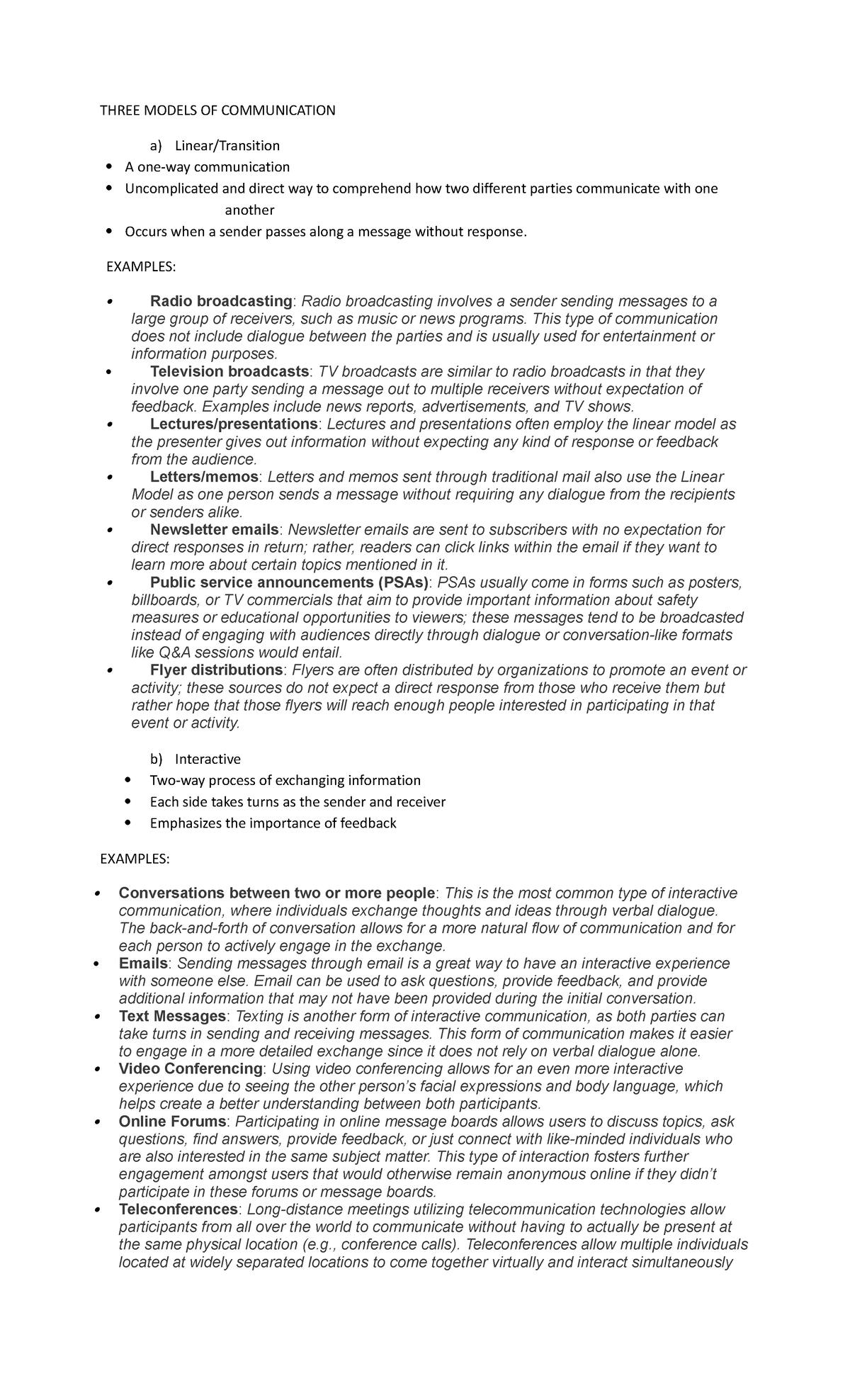 three-models-of-communication-three-models-of-communication-a-linear