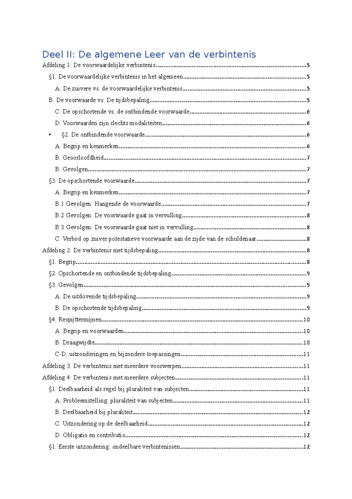 Deel II;HT1,2,3&4 - Slides + Aanvulling - Deel II: De Algemene Leer Van ...