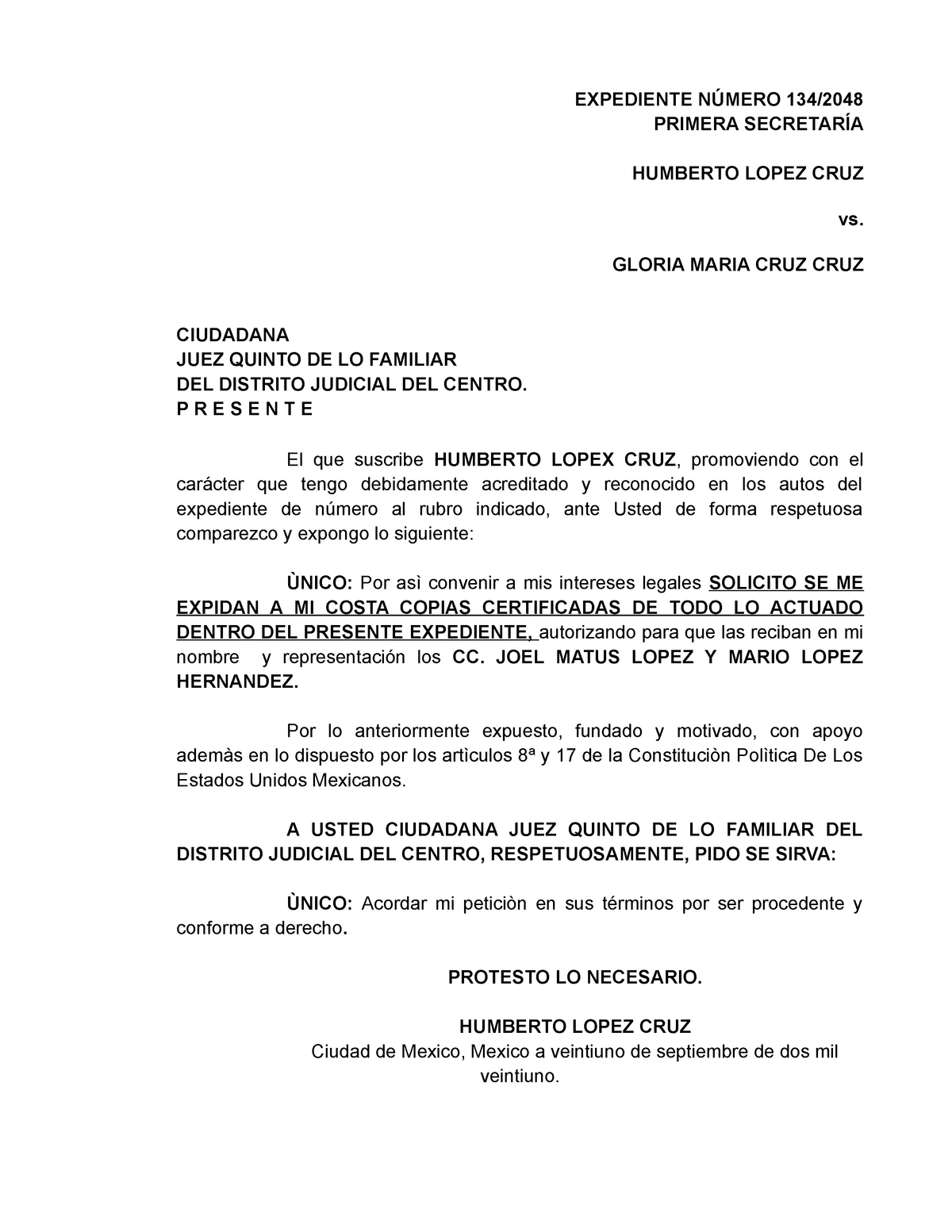 Solicitud De Copias Certificada De Orden De Captura P 4723