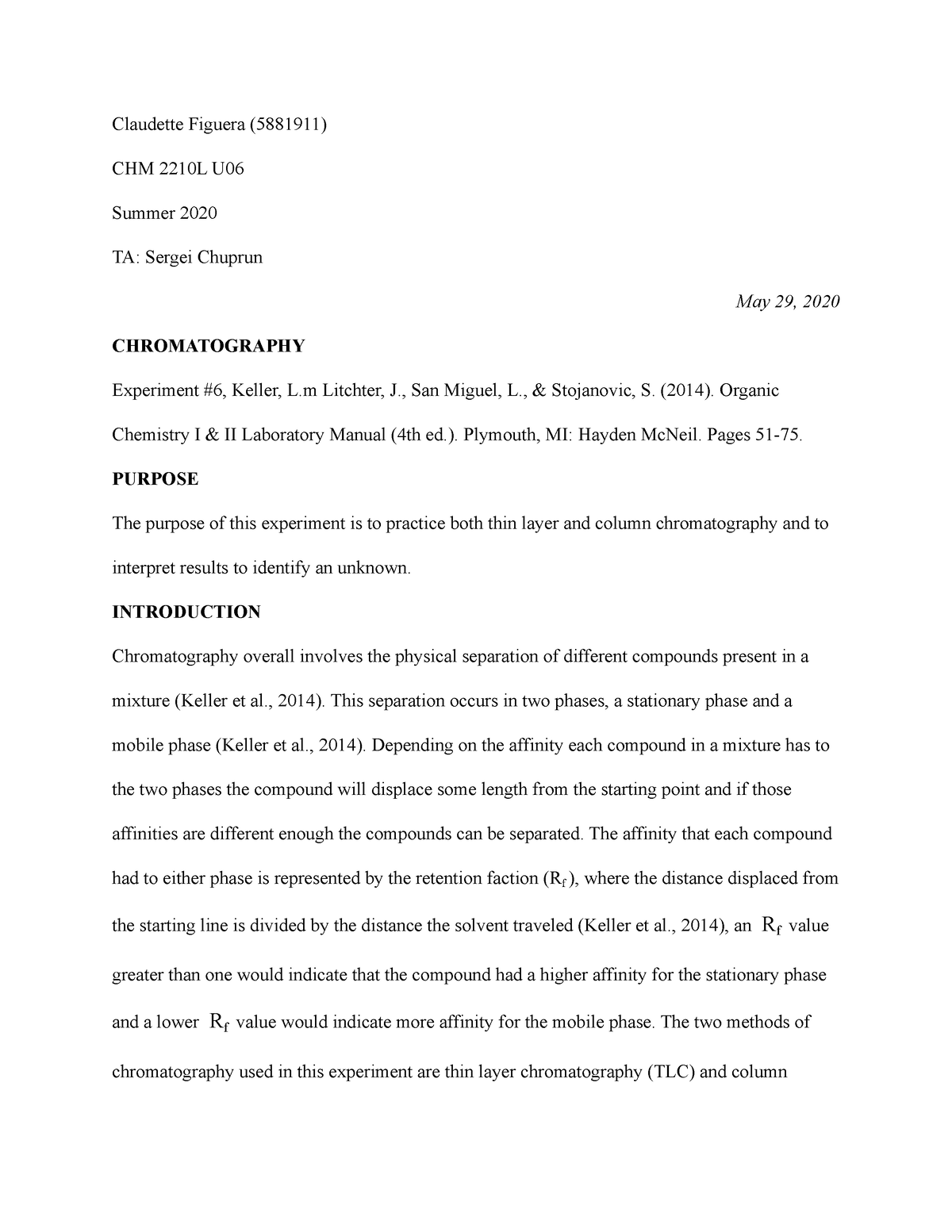 Chm lab report 6 - Hdhdhd - chemica stuctwus- H Zwutte Lon of