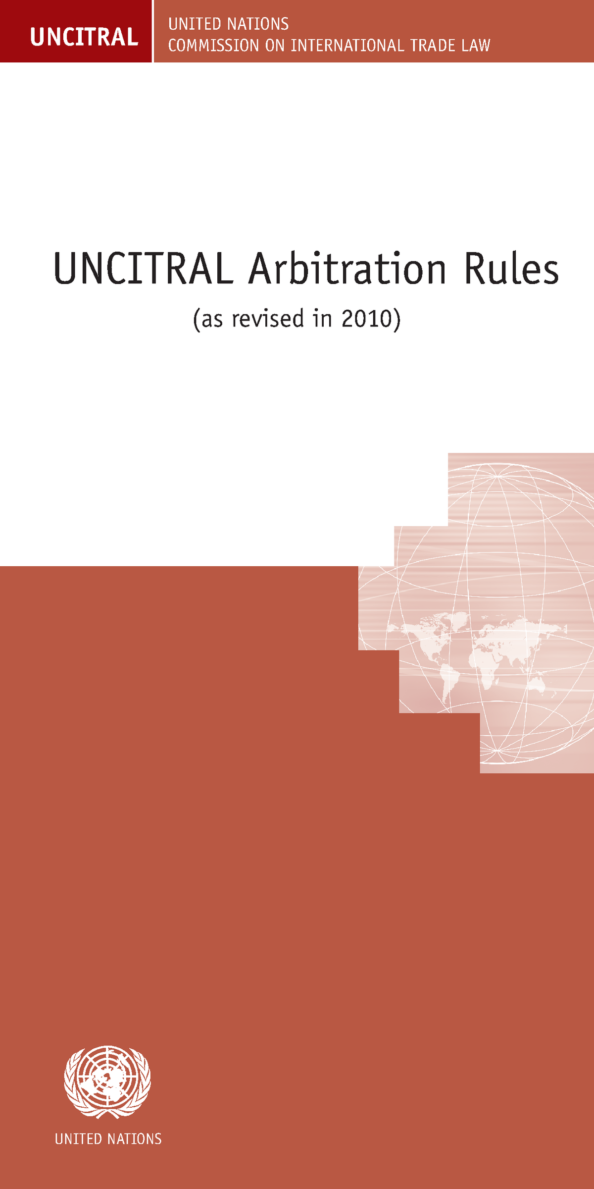 Arb rules revised 2010 e UNCITRAL Arbitration Rule (as revised in