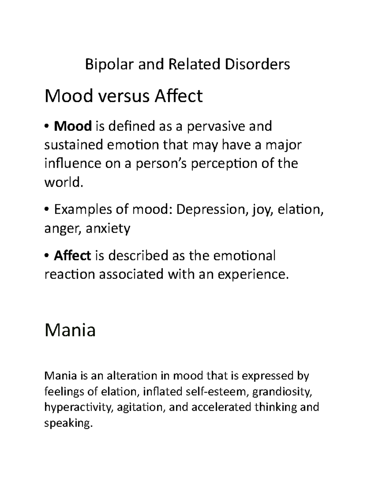 ati video case study mood and affect bipolar disorder quizlet