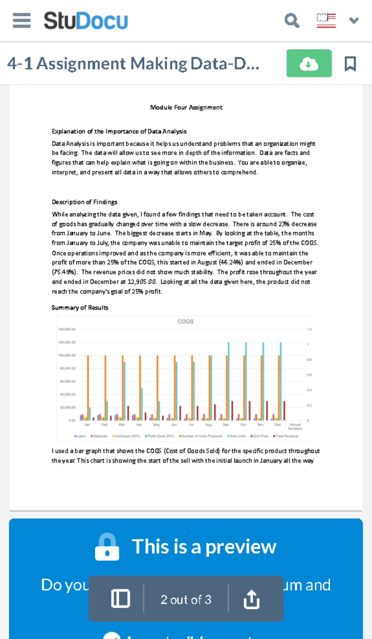 week 3 assignment the foundation of data driven decisions