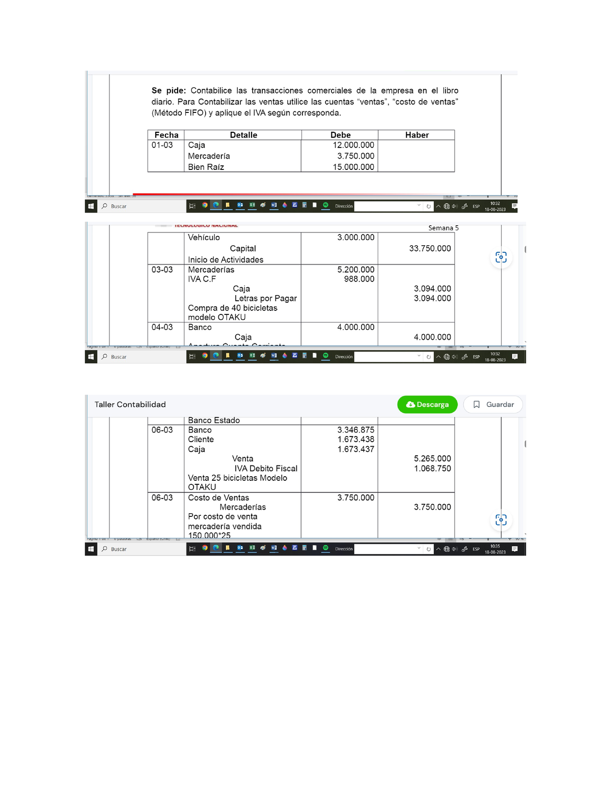 Taller - Finanzas Iplacex - Studocu