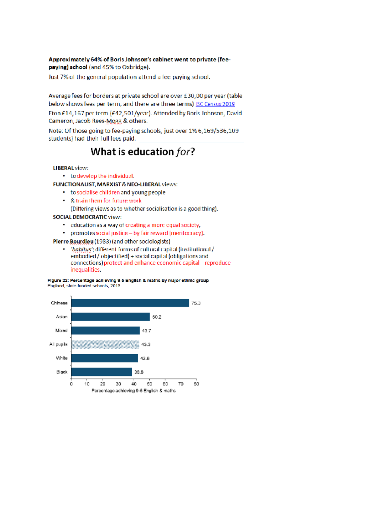 Education and conclusions - Lecture notes - Young and mature students ...