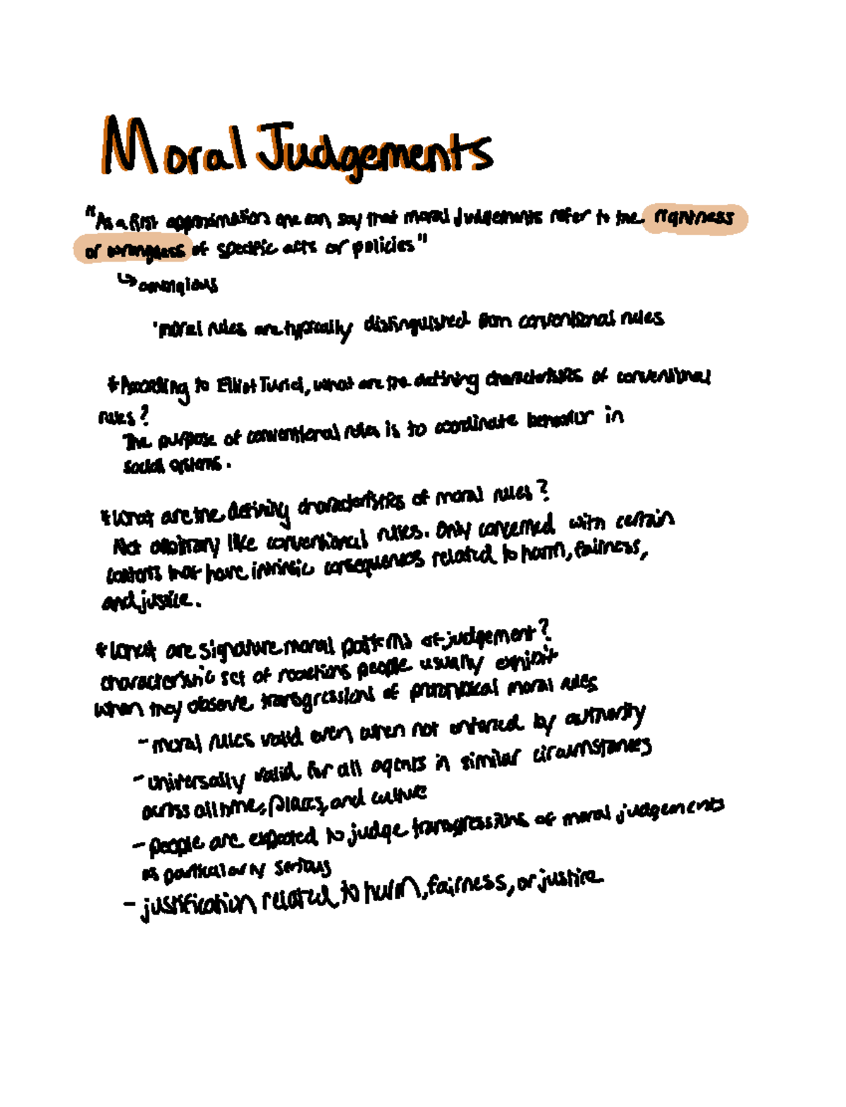 Moral Judgements and Moral Judgements and Emotion MMoorraal