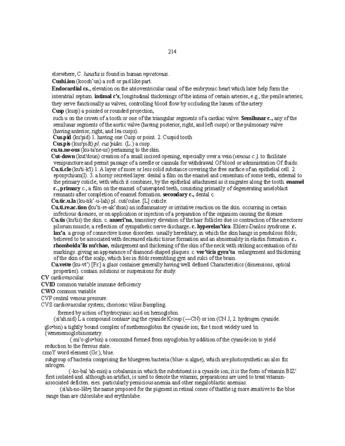 Doc3 - english notes - 214 elsewhere, C. luna'ta is found in human ...