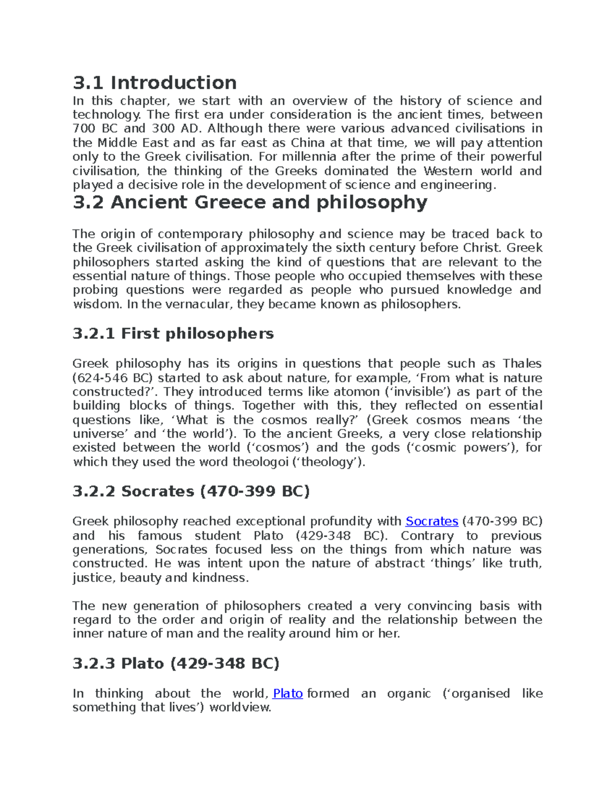 3 - Ancient Greek Civilization and Lifestyle - VUT - Studocu