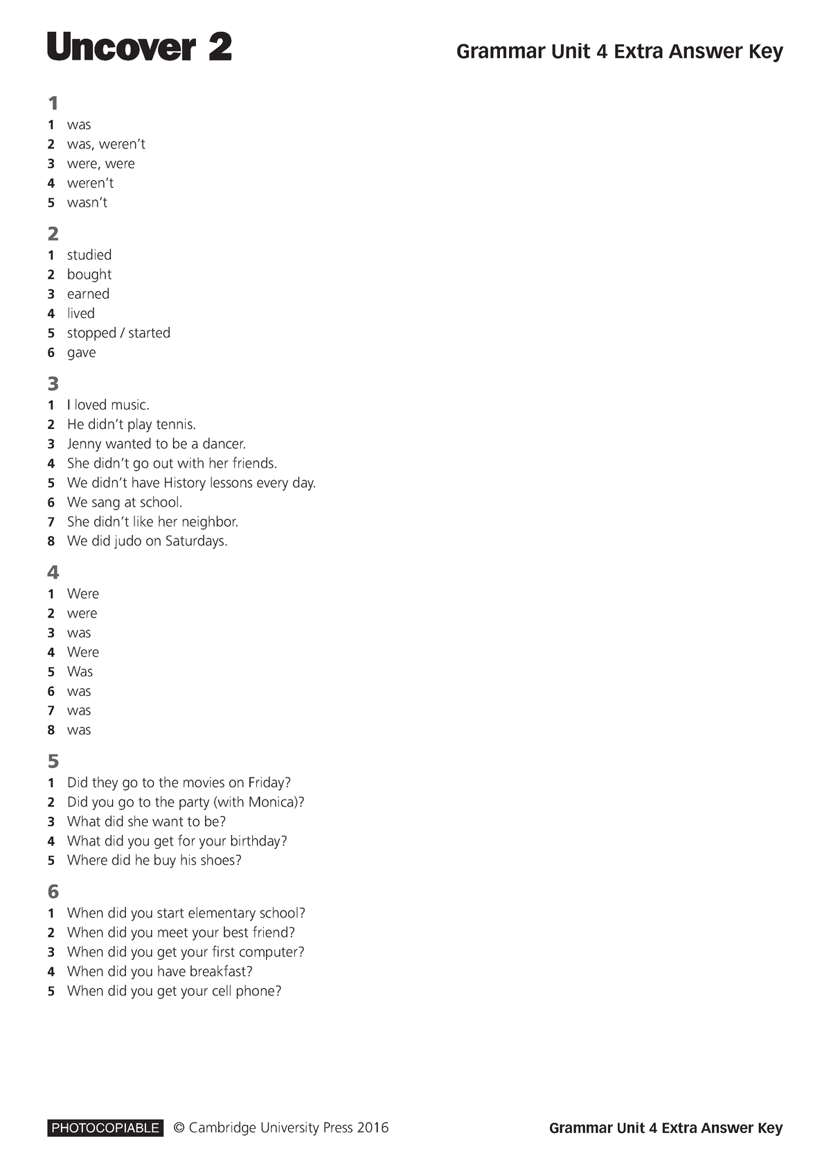 unit 4 corrective assignment answer key