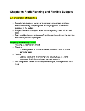 ACC 132 Chapter 8 Test Review - Chapter 8: Tactical Decision-Making and ...