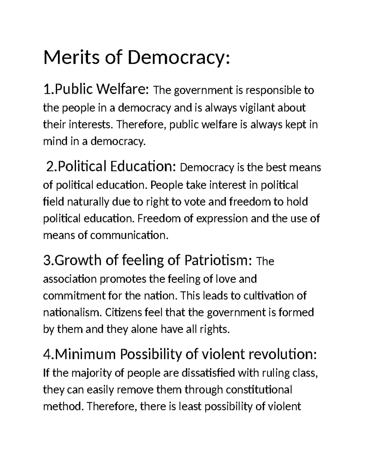 Merits of democracy w3r54rreeeeeerty merits of democracy 1 welfare