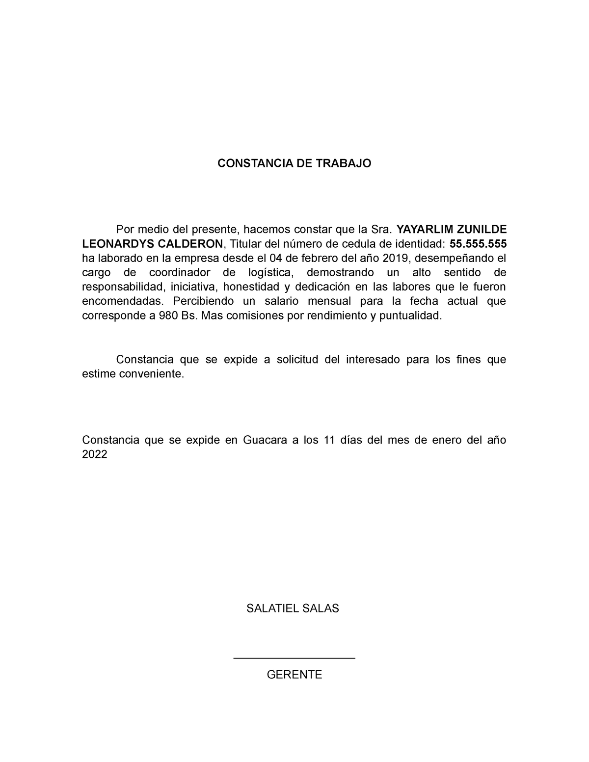 Constancia De Trabajo Formato Venezuela Reverasite Vrogue Co