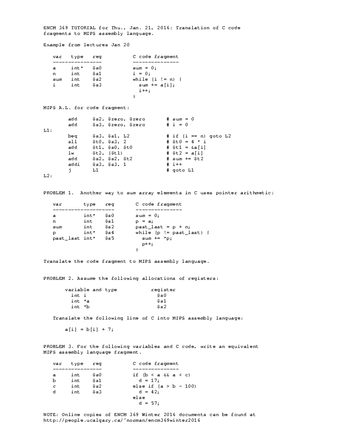 tutorial-work-2-encm-369-tutorial-for-thu-jan-21-2016