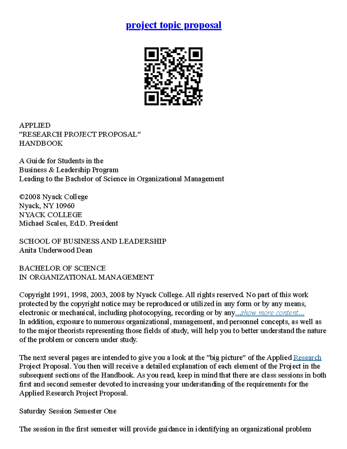 Topics For Proposal Essays - project topic proposal APPLIED 