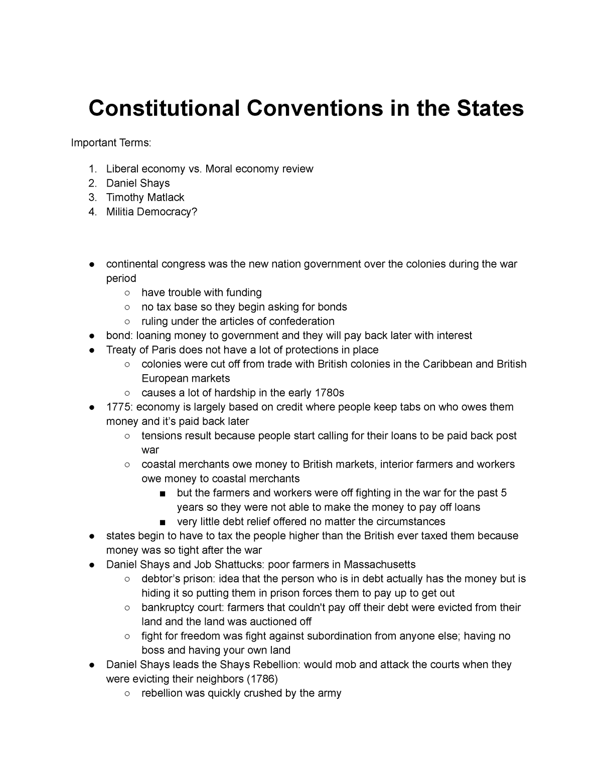 constitutional conventions essay