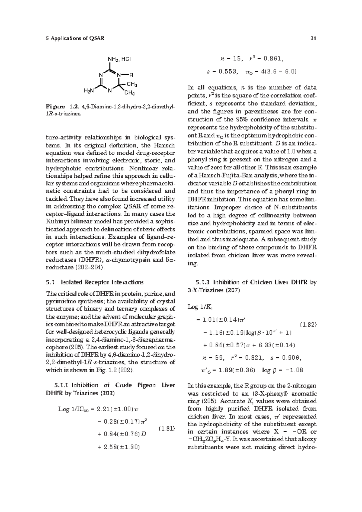 Burger QSAR7 tureactivity relationships in biological sys tems. In