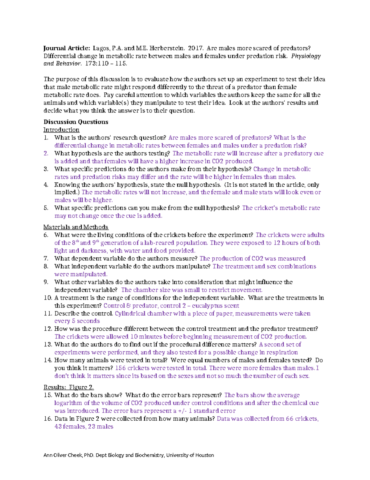 Mod3 Article Reflection Questions - Journal Article: Lagos, P. and M ...
