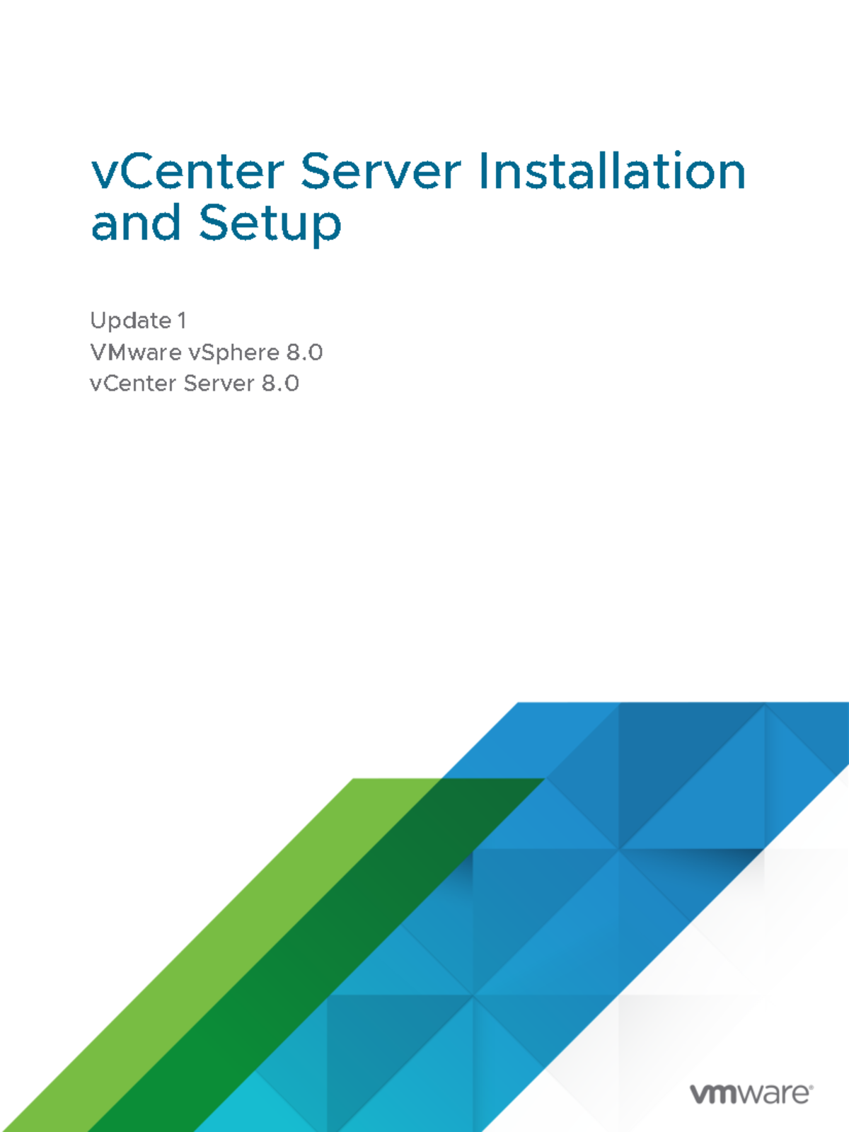 Vsphere vcenter 80 installation guide - vCenter Server Installation and ...
